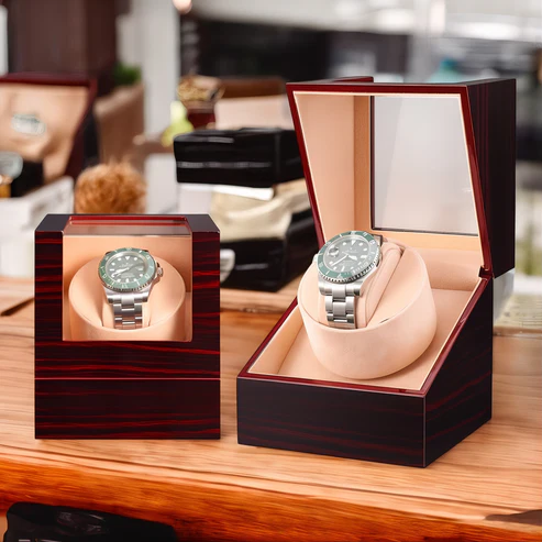 Boîte à montres Bois et Remontoir Automatique