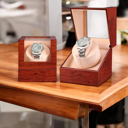 Boîte à montres Bois et Remontoir Automatique