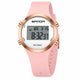 Montre Sport Digitale Femme Cadran Rond Étanche - Rose