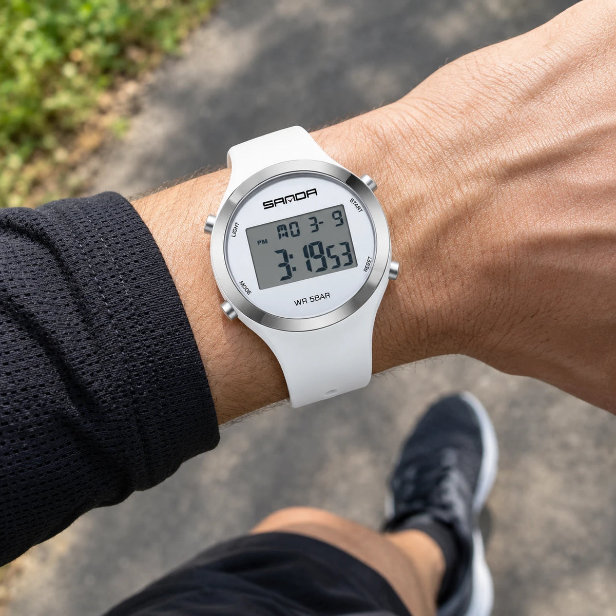 Montre Sport Digitale Femme Cadran Rond Étanche - Utilisation du produit -sport