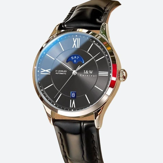 montre_automatique_cadran_argent_41mm_bracelet_cuir_noir_8