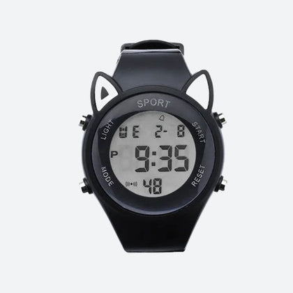 Montre Chat Digitale Enfant avec Bracelet Licorne