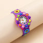 Montre Enfant Fleur Colorée – Apprentissage de l’heure ludique