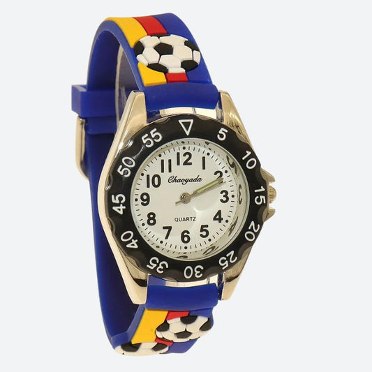 Montre enfant garçon motif football