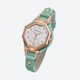 Montre Luxe Quartz Femme Cuir Octogone Style Élégant