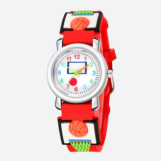 Montre pédagogique enfant thème basket